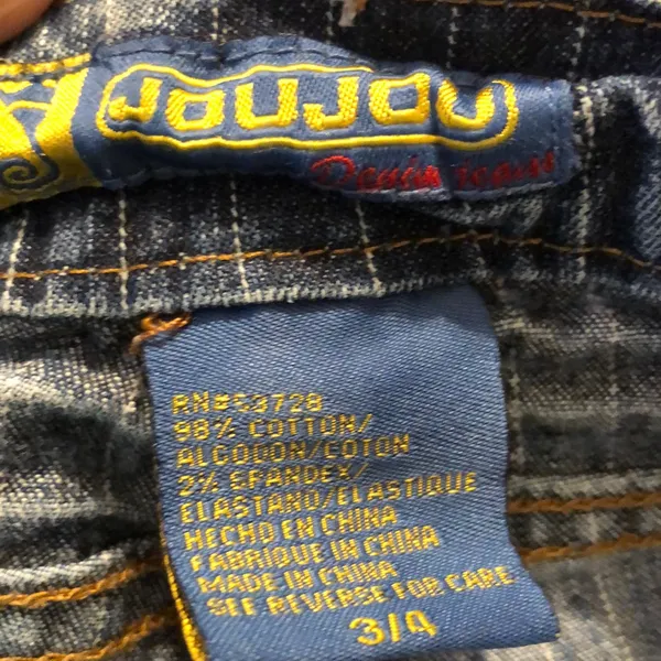 JouJou size 3/4 lady’s blue jean pants - Image 3