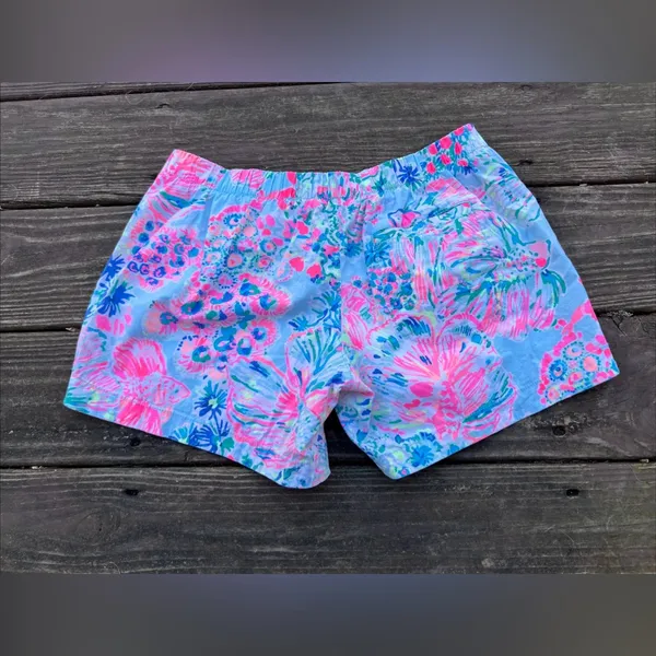 Lilly Pulitzer Womens Casual Shorts Feminine Coastal Vacation Resortwear|Size:XS - Image 2