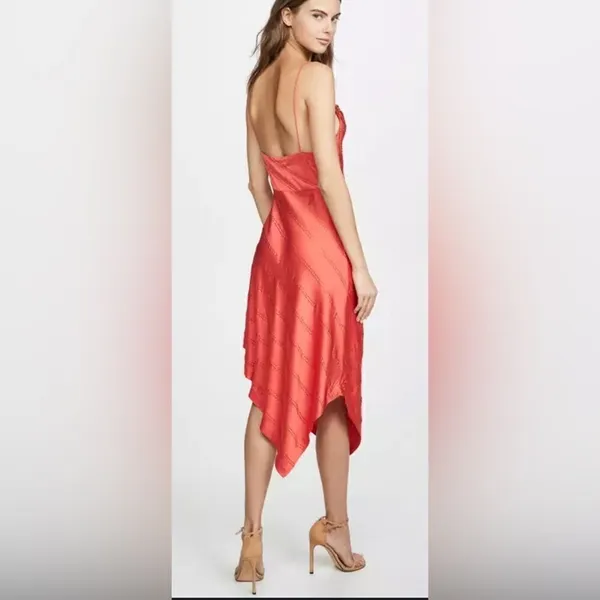 Retrofete Lilly Red Sequin Midi Slip Dress NWT Sz. S - Image 2