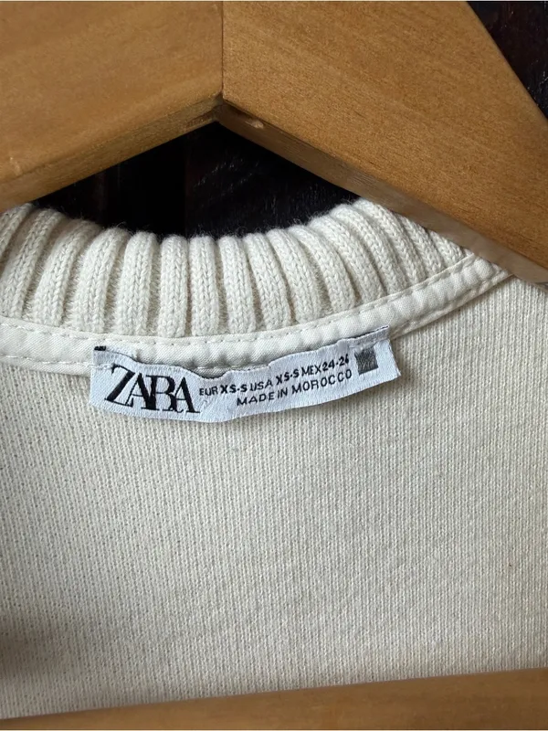 Zara Open Sides Knit Sweater Vest Cape Top XS/S - Image 9