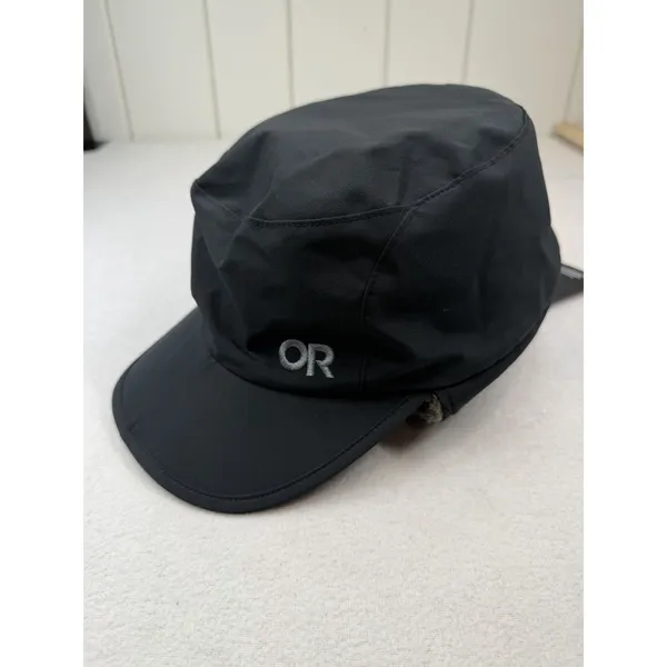 Outdoor Research Whitefish Hat Size Medium Unisex Black New Waterproof Windproof - Image 2
