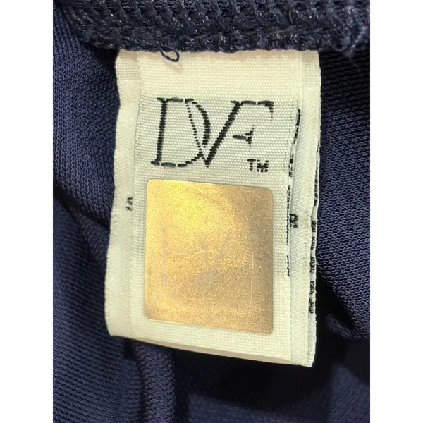 Diane von Furstenberg Navy Julian Wrap Dress 2 Long‎ Sleeve Office Classic DVF - Image 8