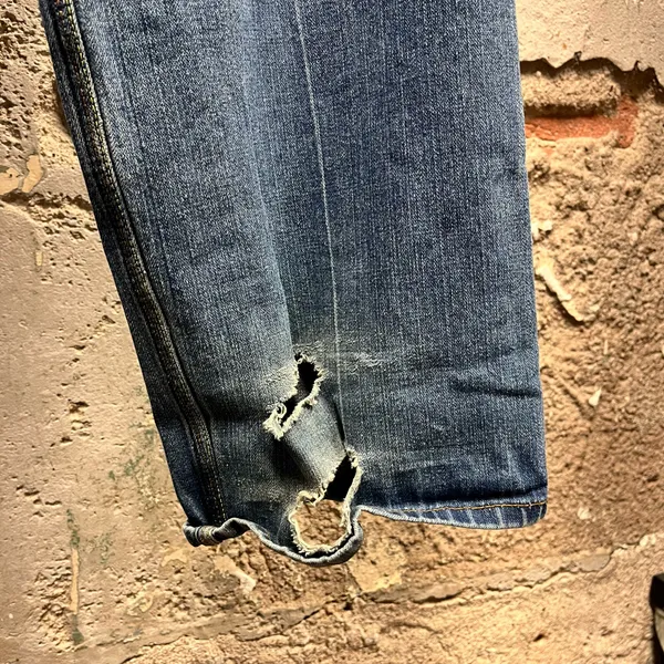 Rocawear Y2K Vintage Baggy Oversized Straight Leg Embroidered Pocket Jeans 38 - Image 8