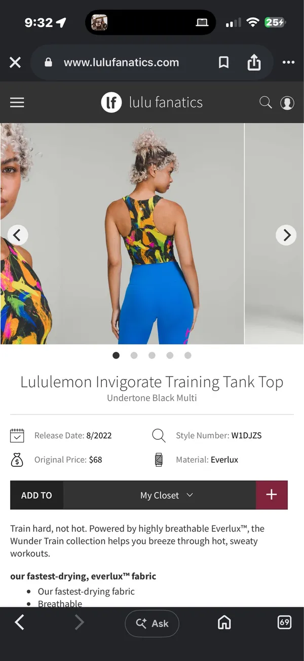 Lululemon Tank Top - Image 5