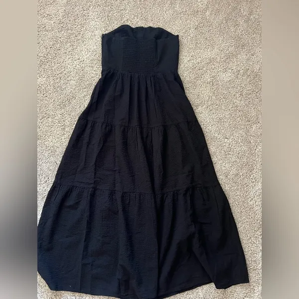 LOFT Beach Button Strapless Maxi Dress size 8 - Image 9