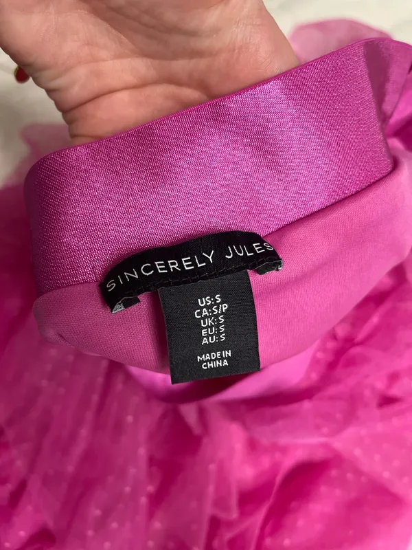 Sincerely Jules Pink tulle ruffle skirt - Image 2
