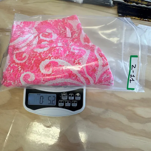 Lilly Pulitzer The Walsh Pink Pout Print Cotton 3" Shorts Sz‎ 00 - Image 12