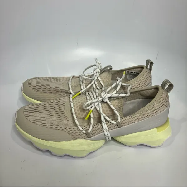 Sorel kinetic impact lace up sneakers women’s size‎ 10 tan yellow activewear - Image 5