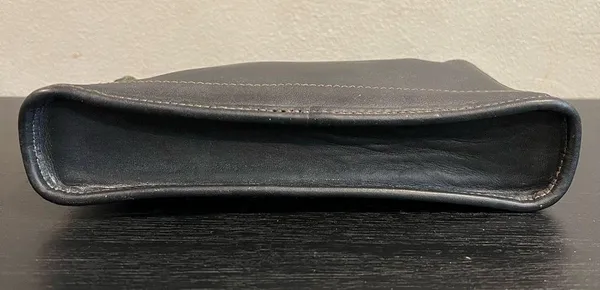 Vintage COACH 9311 Bleecker Demi Mini Hand Pouch Purse Wristlet Black Leather - Image 2