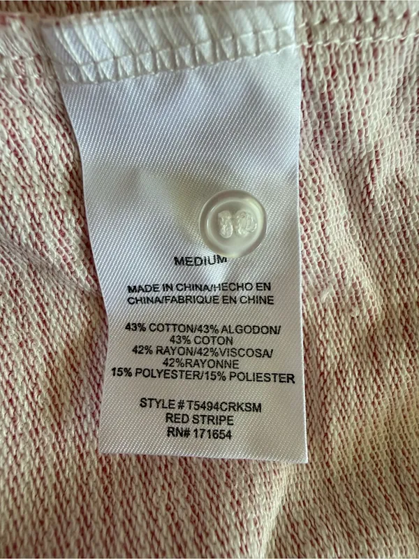 Thread & Supply Maternity SL Henley Tank Red Medium NWT STITCH FIX - Image 8