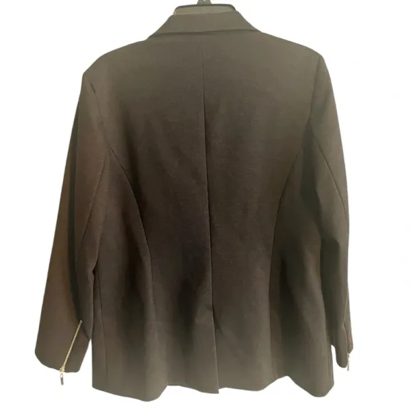 Kasper Brown Blazer Jacket Size 14 - Image 3