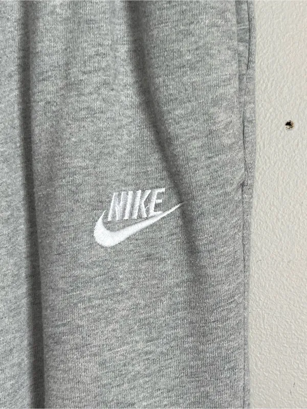 NIKE Heather Gray Joggers Sweatpants Sz L - Image 3