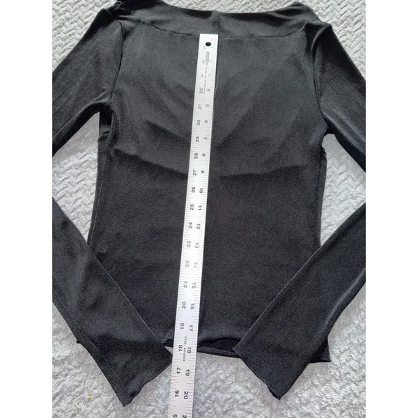 Free People Women's Running Late Long Sleeve‎ Soft Jersey Size Small - Image 7