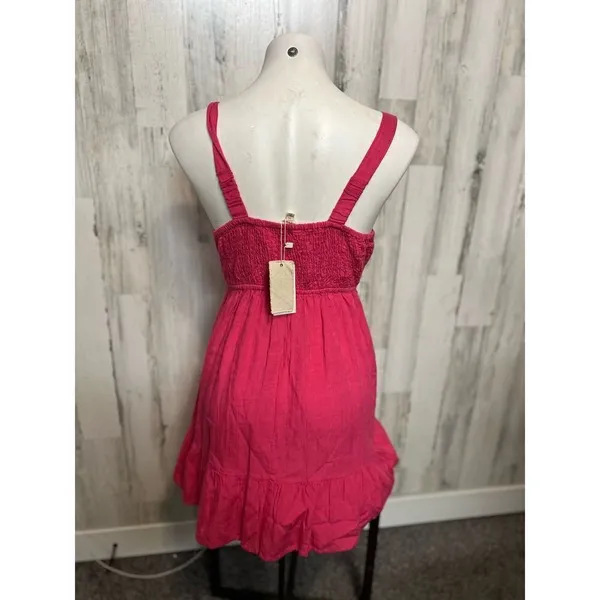 Pink flare dress Pink Size M - Image 3