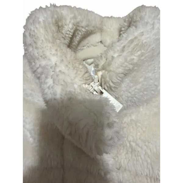 Alo Yoga Sherpa Snow Angel Puffer Jacket White/Ivory Women's Size‎ Small - Image 9