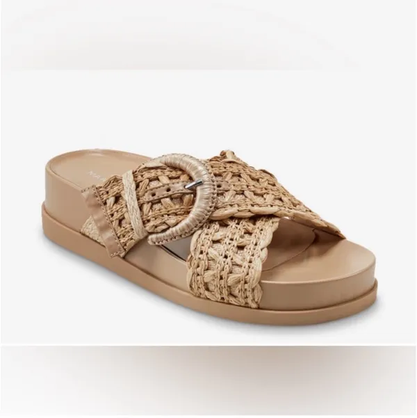 Marc Fisher Welti Platform Slide On Sandals - Image 2