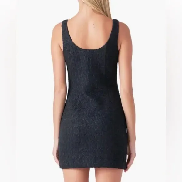 Endless Rose Sleeveless Black Mini Dress(Size XS) - Image 2