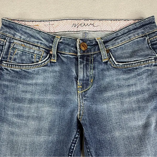 Mavi Alma Bootcut Jeans Women’s 24 Low Rise Stretch Medium Wash Y2K Denim - Image 2