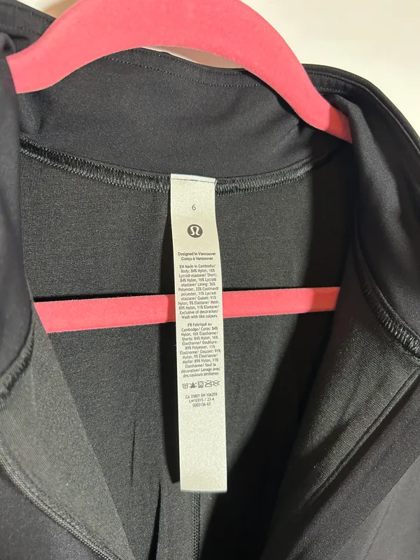 Lululemon size 6 Black Tennis Dress - mini dress - Image 4