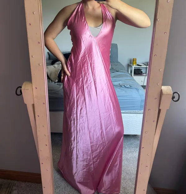 NWT Peppermayo Pink Halter Maxi Dress Symphony Maxi Dress - Image 6