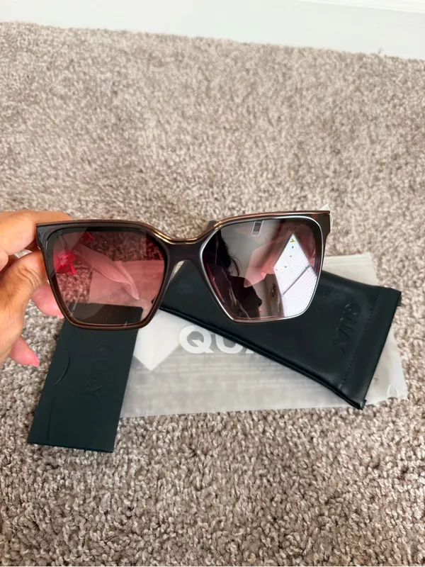 NIB Quay Level up remixed oversized square sunglasses unisex 51mm - Image 7