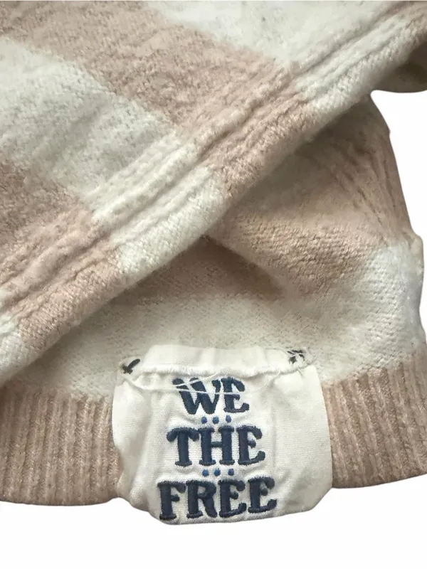 We the Free Witness The Fitness Into The Blue Pullover Ivory Comb - Image 5