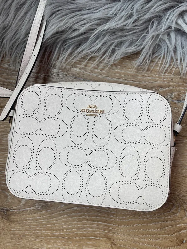Coach White Leather Bag Shoulder - Image 3