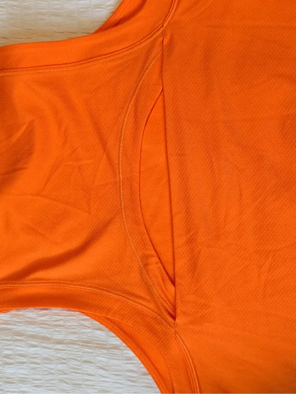 Lululemon Open-Back Cropped Training Tank Top - Vibrant Orange - Image 11