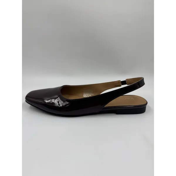 Kensie Womens Shoes Burgundy Flat Slingback Slip-On Padded Lightweight Comfort 8 - Image 8