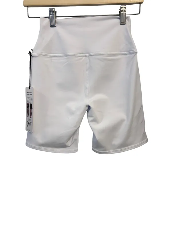 Alo 7" HIGH-WAIST BIKER SHORT White Size XS NWT - Image 7