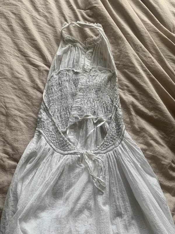 Free People Embroidered Tunic Halter Top - Image 6