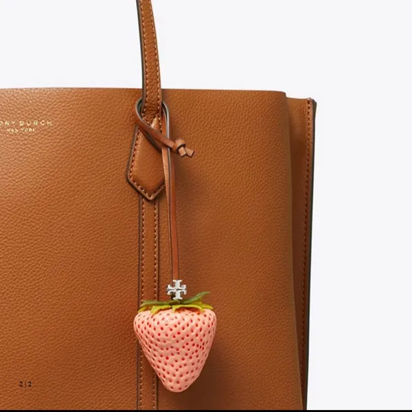 Tory Burch Strawberry Bag Charm - Image 2