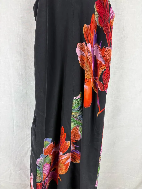 Anthropologie Maeve Cayman Silk Halter Maxi Dress Size S - Image 8
