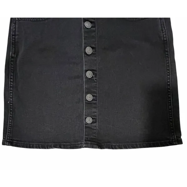 Madewell Denim A-line Mini Skirt Black Women's‎ Size 25 - Image 5