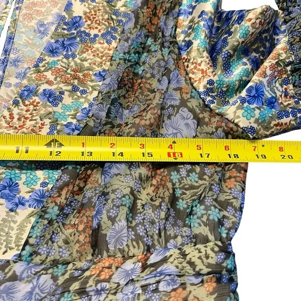 Asos Womens Fairy Boho Maxi Dress Size 12 Hippie Festival Cottage Ditsy Floral - Image 7