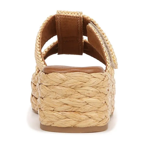Zodiac Izzy Natural Woven Platform Slide‎ Sandals Size 9 - Image 9