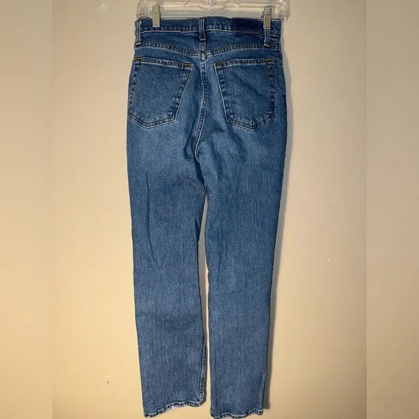 Abercrombie & fitch curve love 90’s straight ultra high rise jeans 6/28 Short #7 - Image 4