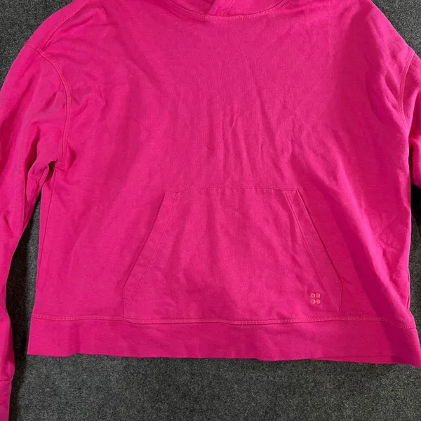 Sweaty Betty After Class Hoodie Pink Thumbhole Sweatshirt SB9586 Womens Size 8 M - Image 9