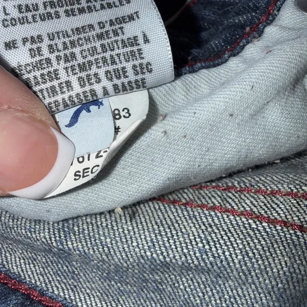 American Eagle Outfitters Vintage Y2K Hipster Flare Festival Blue‎ Jeans Size 2R - Image 13