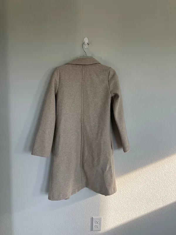 Zara Tan/Beige Coat Size Small   - Image 8