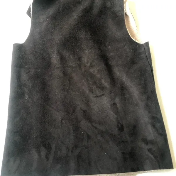 Women’s Vest Faux Fur & Suede - Image 2