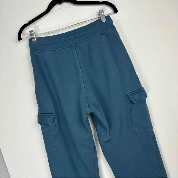 Oner Active All Day Cargo Joggers Sz Medium Teal Blue Pocket Sweatpants - Image 12