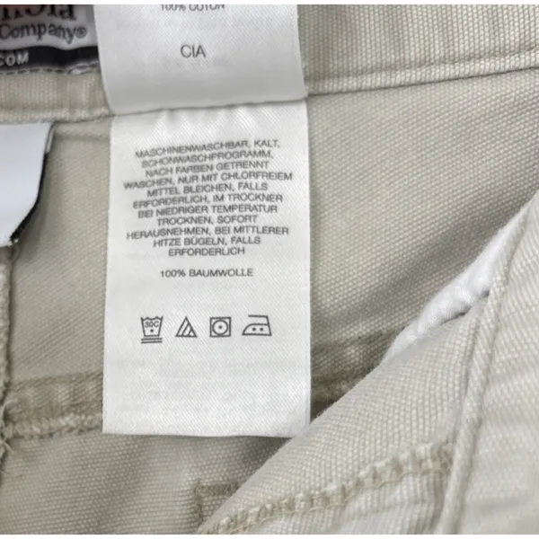 Columbia Canvas Shorts Womens Size 12 Khaki Hiking Gorpcore Minimalist Outdoors - Image 6
