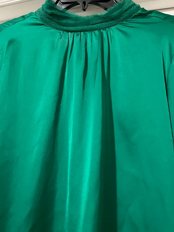 ZARA NWT  emerald color top - Image 2