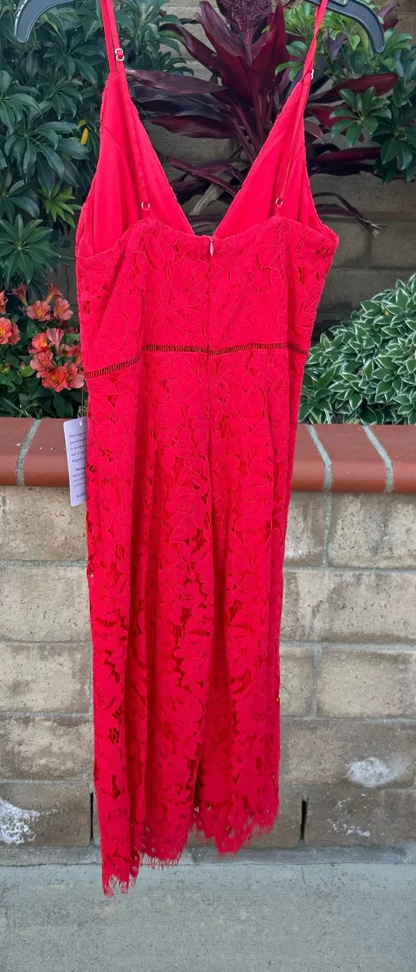 NWT ASTR the Label Lacey Red Dress - Image 2