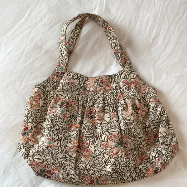 Old Navy Mutilcolor Purse With Leaf & Rhinestone Detail - Image 2