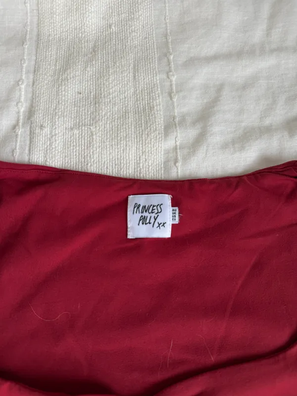 Princess Polly Red Selenie long sleeve top - Image 4