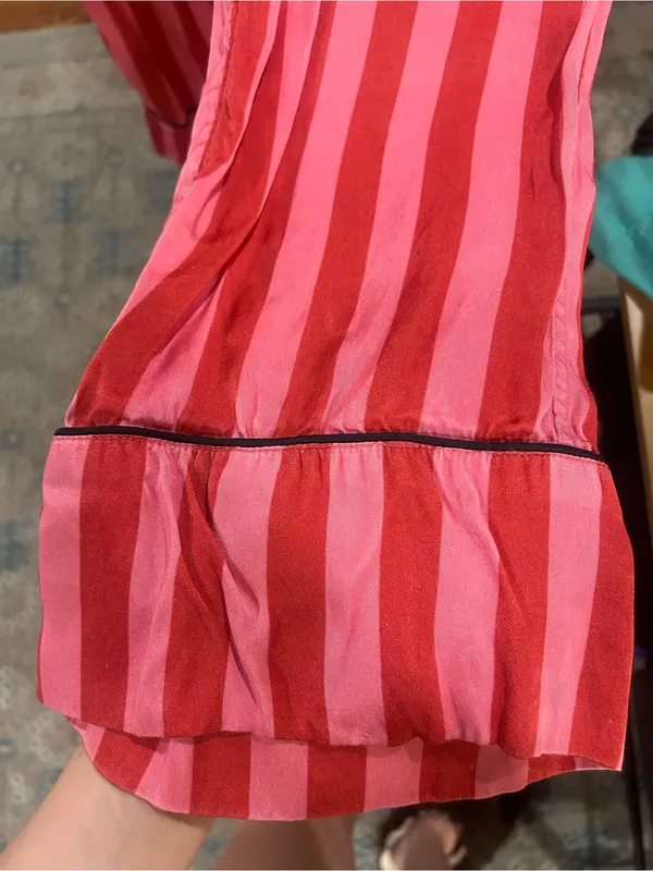 Damson Madder Joni Stripe Pants Pink Size 10 - Image 6