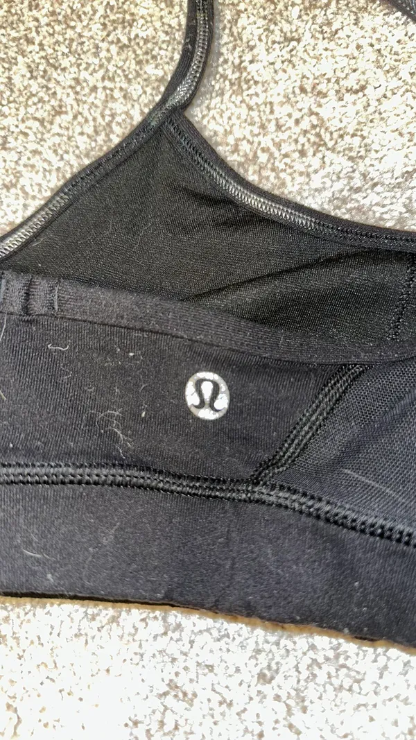 Lululemon Black Active Racerback Sports Bra - Image 3