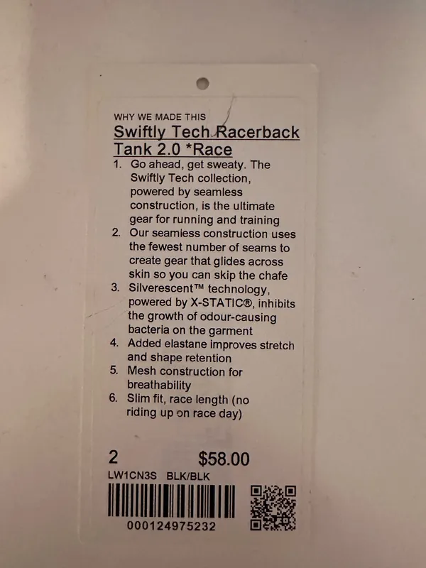 Lululemon Swiftly Tank - Image 3